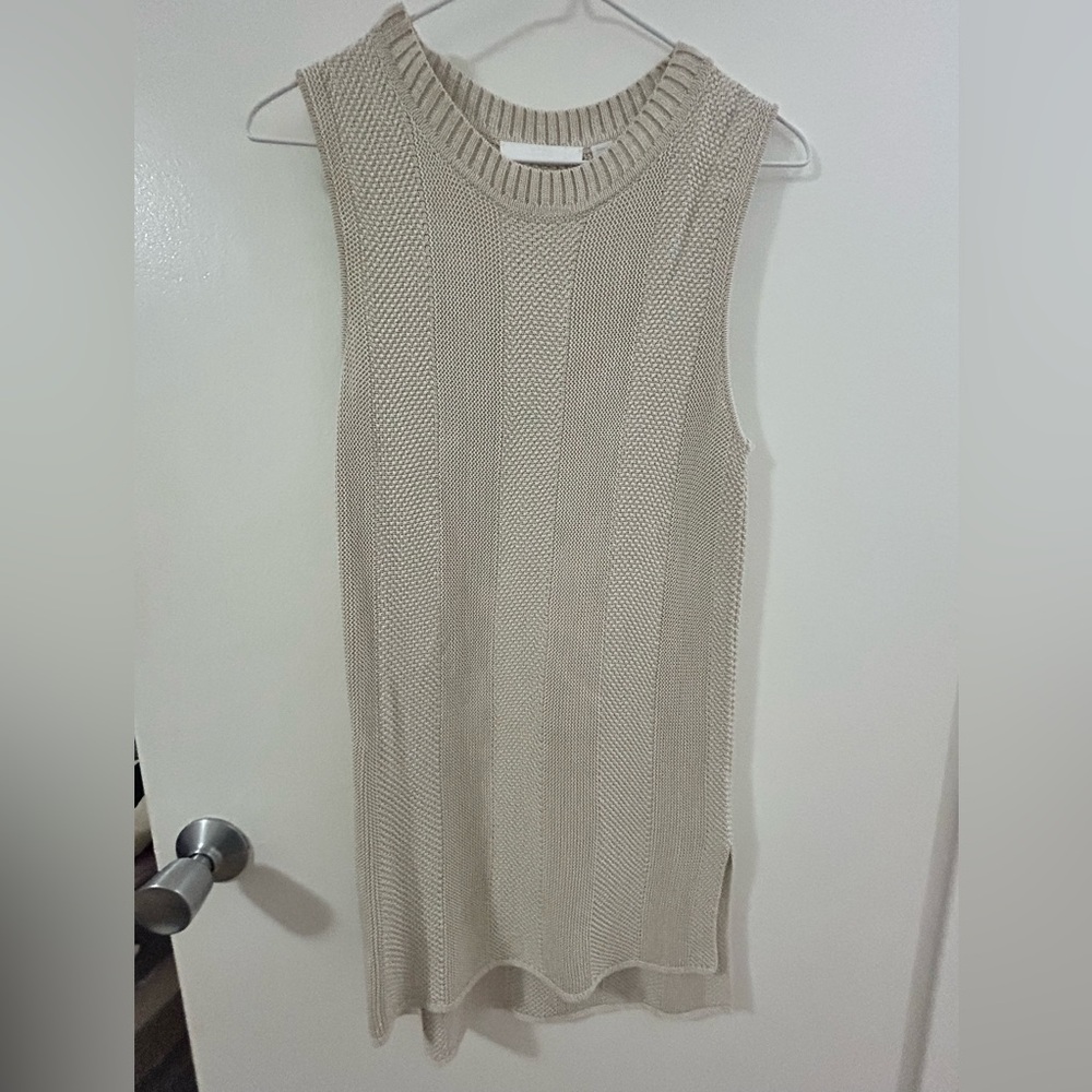 Boss long knitted vest